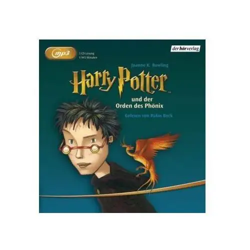Harry Potter und der Orden des Phönix, 3 MP3-CDs Rowlingová Joanne Kathleen