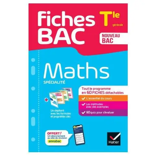 Fiches bac Maths Tle (spécialité) - Bac 2024