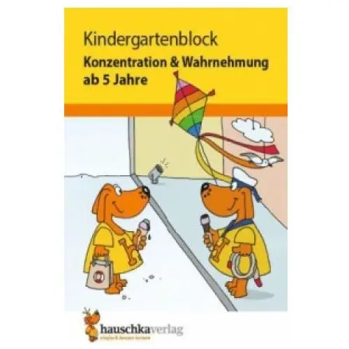 Vorschulblock ab 5 Jahre für Junge und Mädchen - Konzentration und Wahrnehmung