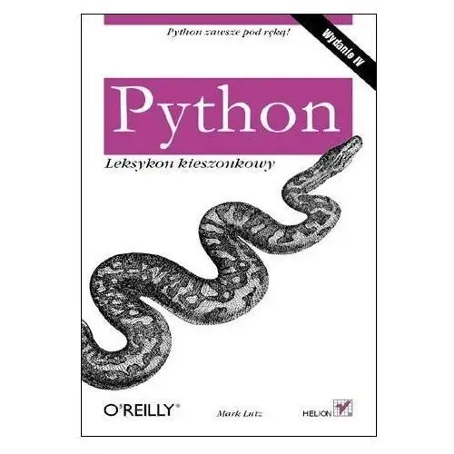 Python. leksykon kieszonkowy wyd. 4 kieszonkowe