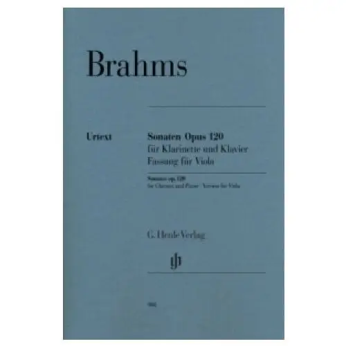 Brahms, johannes - klarinettensonaten op. 120 Henle