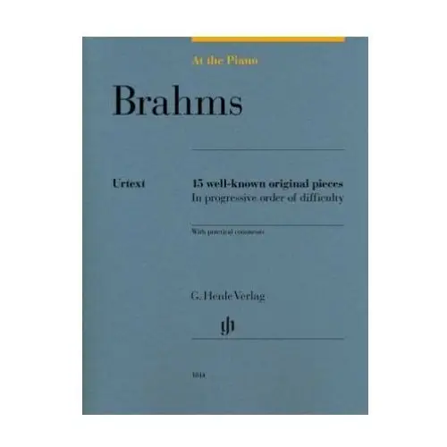 At the piano - brahms Henle, g. verlag