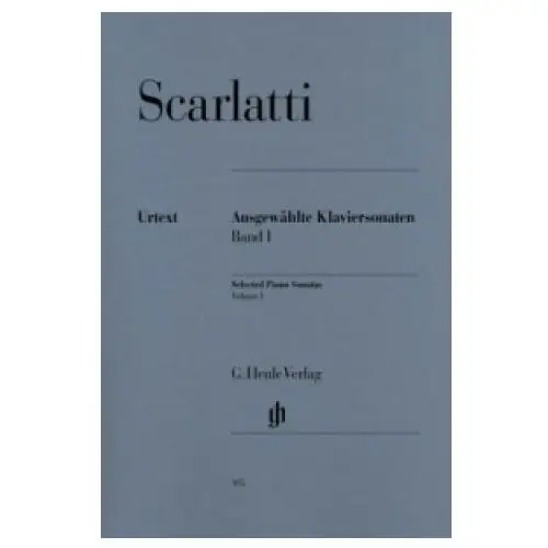 Scarlatti, domenico - ausgewählte klaviersonaten, band i. bd.1 Henle