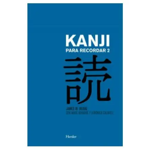 Kanji para recordar 2 Herder editorial