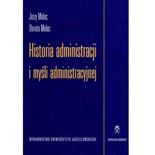 Historia administracji i myśli administracyjnej