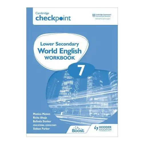 Hodder education Cambridge checkpoint lower secondary world english workbook 7