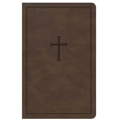 Csb personal size bible, brown leathertouch Holman a j