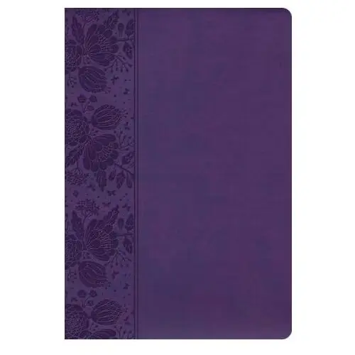 Csb super giant print reference bible, purple leathertouch, value edition Holman bibles