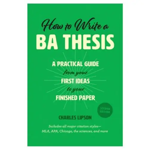 How to Write a Ba Thesis, Second Edition