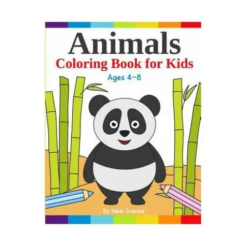 Independently published Animals coloring book for kids: easy, fun and relaxing coloring pages for animal lovers ages 4-8