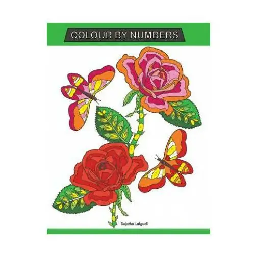 Colour by numbers: large print colour by number butterflies, birds, and flowers adult colouring book Independently published