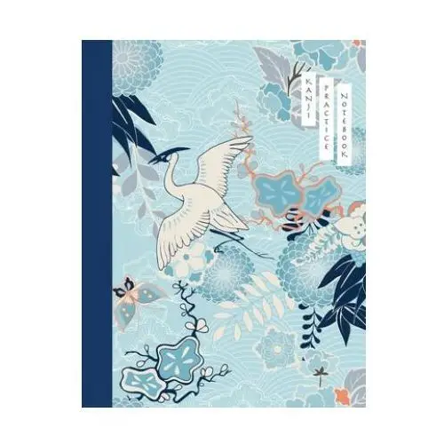 Independently published Kanji practice notebook: crane and flower cover - japanese kanji practice paper - writing workbook for students and beginners - genkouyoushi no