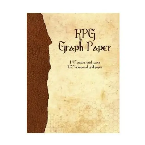 Rpg graph paper: 1/4-inch grid & 1/2-inch hexagonal grid paper for map-drawing Independently published