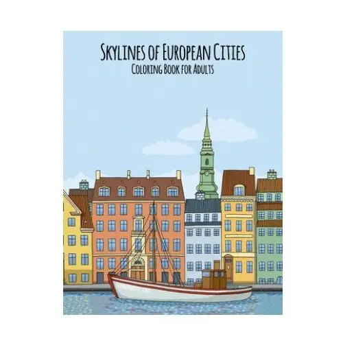 Skylines of European Cities Coloring Book for Adults