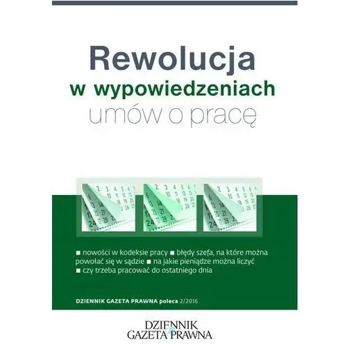 [ebook] rewolucja w wypowiedzeniach umów o pracę - ewa drzewiecka Infor biznes