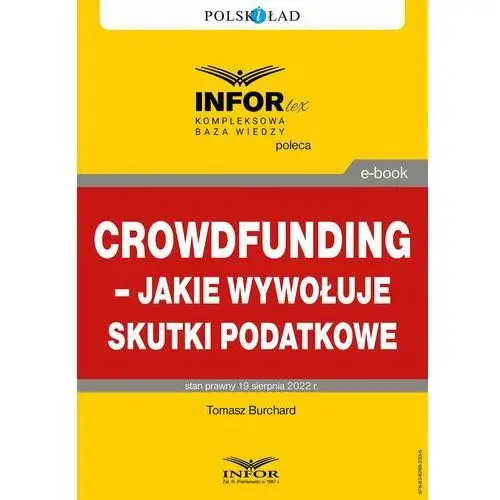 Crowdfunding – jakie wywołuje skutki podatkowe Infor pl