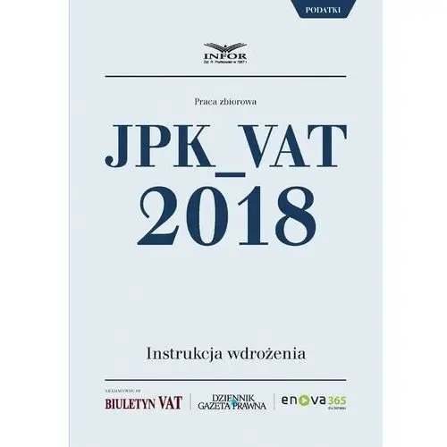 Jpk_vat 2018. instrukcja wdrożenia