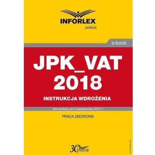 Jpk_vat 2018 instrukcja wdrożenia