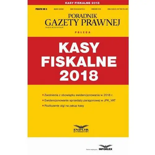 Infor pl Kasy fiskalne 2018 (podatki 6/2018)