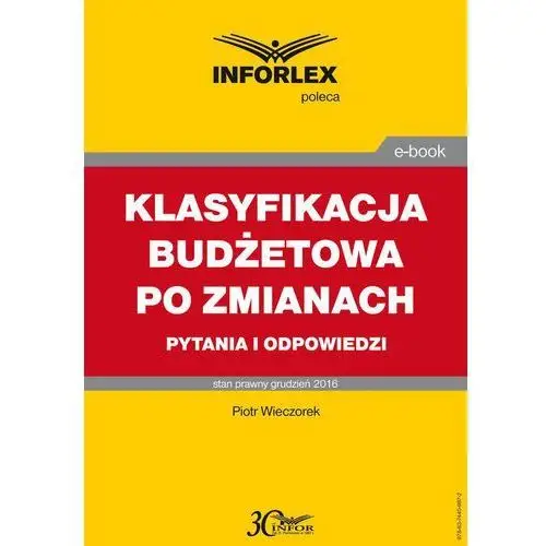 Klasyfikacja budżetowa po zmianach pytania i odpowiedzi, 71645DA2EB