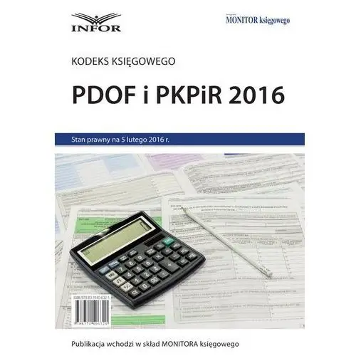 Kodeks księgowego - pdof i pkpir 2016 Infor pl