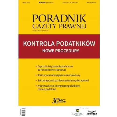 Kontrola podatników - nowe procedury (pgp 4/2017), 74A24B9DEB