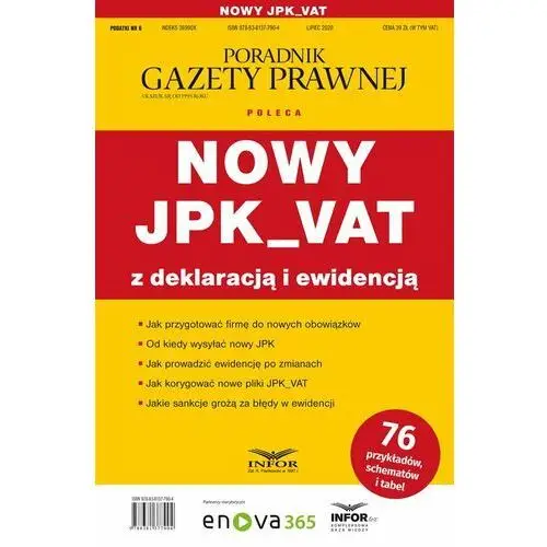 Nowy jpk_vat z deklaracją i ewidencją Infor pl