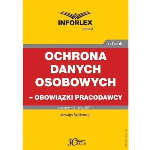 Infor pl Ochrona danych osobowych - obowiązki pracodawcy