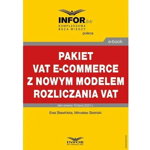 Infor pl Pakiet vat e-commerce z nowym modelem rozliczania vat