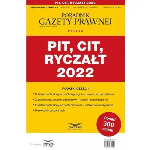Infor pl Pit cit ryczałt 2022 podatki-przewodnik po zmianach 1/2022