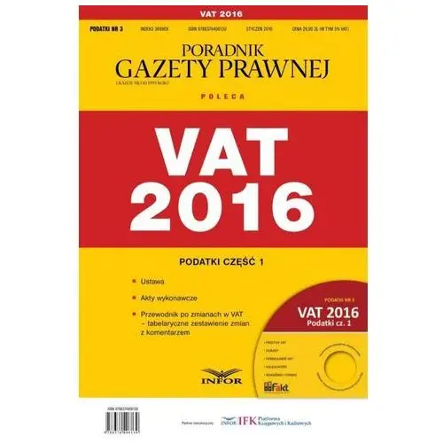 Infor pl Podatki 2016/03 podatki cz. i vat 2016