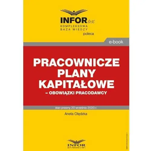 Infor pl Pracownicze plany kapitałowe - obowiązki pracodawcy