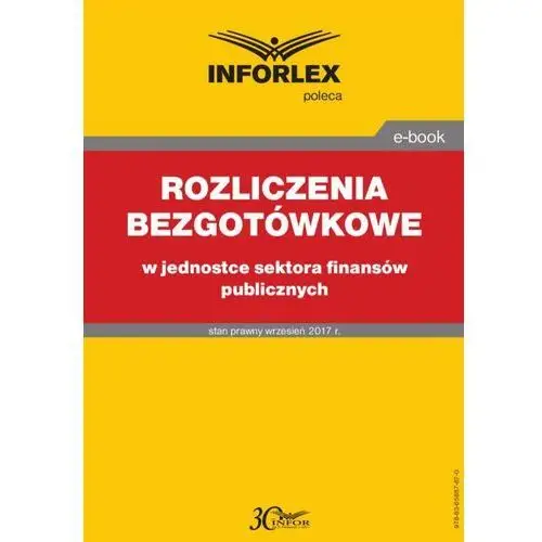 Rozliczenia bezgotówkowe w jednostce sektora finansów publicznych