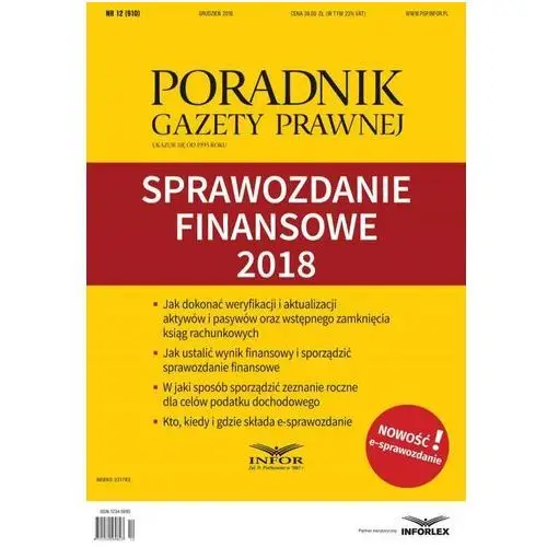 Sprawozdanie finansowe 2018 Infor pl