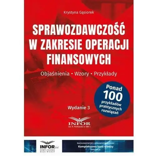 Sprawozdawczość w zakresie operacji finansowych