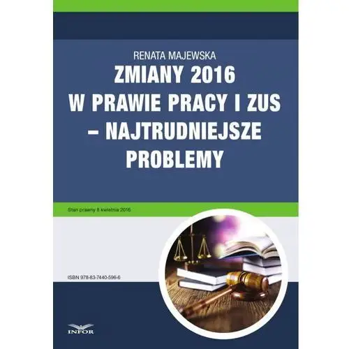 Zmiany 2016 w prawie pracy i zus - najtrudniejsze problemy