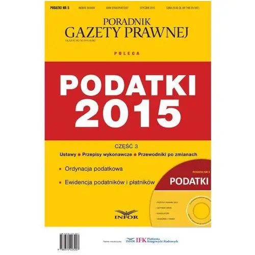 Podatki 5/15 - podatki 2015 część 3. ordynacja podatkowa