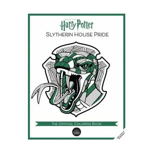 Harry potter: slytherin house pride: the official coloring book: (gifts books for harry potter fans, adult coloring books) Insight ed