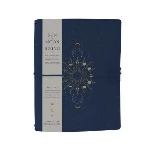 Insight ed Sun moon rising astrology notebook set: (refillable notebook)