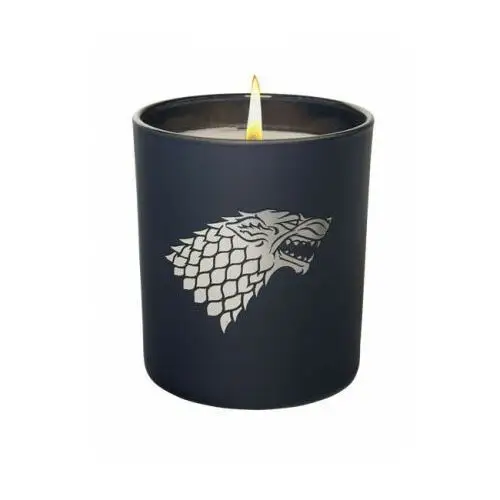 Game of Thrones: House Stark Large Glass Candle