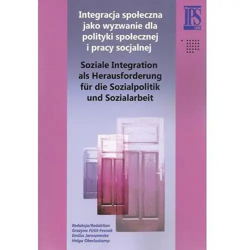 Integracja społeczna jako wyzwanie dla polityki sp - Jeśli zamówisz do 14:00, wyślemy tego samego dnia