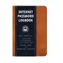 Internet Password Logbook (Cognac Leatherette) Editors of Rock Point Sklep on-line