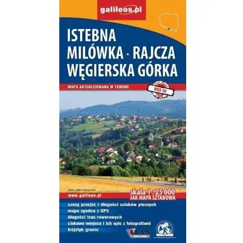 Istebna, Milówka, Rajcza, Węgierska Górka. Mapa 1:25 000