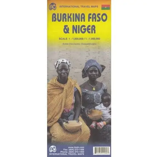 Burkina faso i niger mapa 1:1 000 000/1:1 950 000 Itmb 2