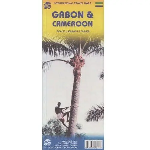 Gabon i Kamerun. Mapa samochodowo-turystyczna. ITMB