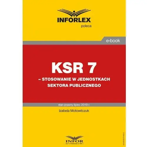 Ksr 7 - stosowanie w jednostkach sektora publicznego, 623C0708EB