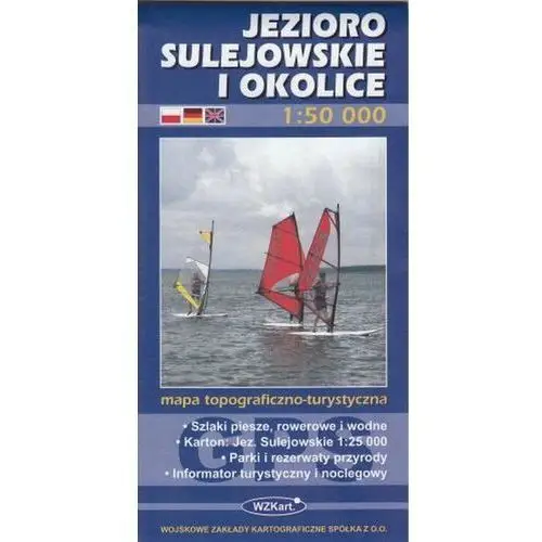 Jezioro Sulejowskie i okolice. Mapa topograficzno-turystyczna 1:50 000