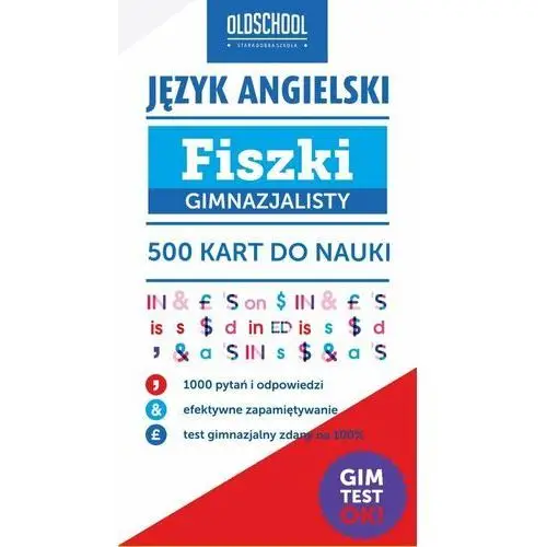 Język angielski. Fiszki gimnazjalisty. 500 kart do nauki