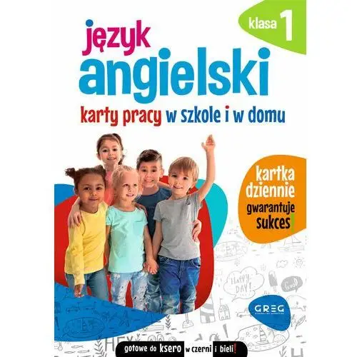 Język angielski. Karty pracy w szkole i w domu. Klasa 1