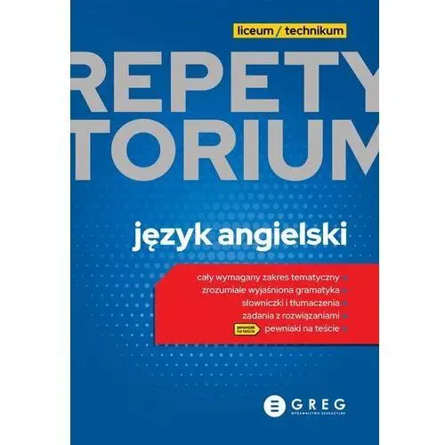 Język angielski. Repetytorium. Liceum i technikum